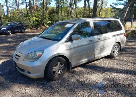 2007 Honda Odyssey Ex-L from USA, damaged, VIN 5FNRL387X7B035237